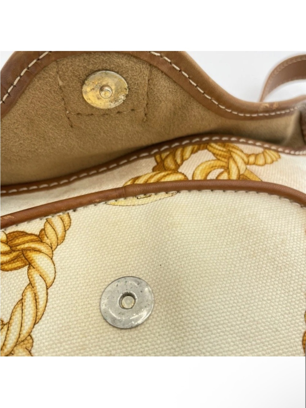 Celine vintage canvas leather 
Baguette bag - Picture 10 of 16